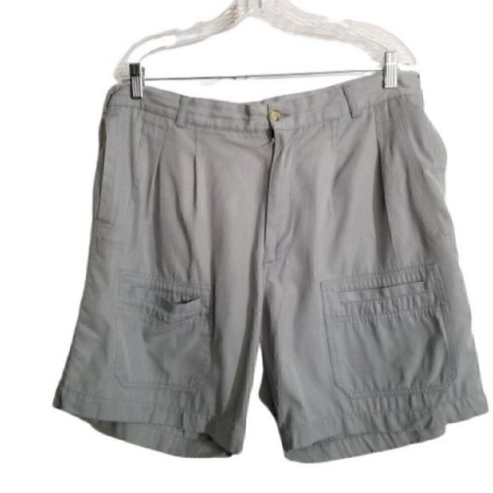 Vintage PATRICIAN Grey Men's Cargo Shorts
